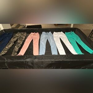 Swank A Posh High Waist Pants Bundle - 6 Stretch Pairs - Size Small